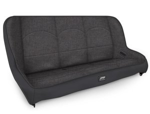 Jeep Wrangler JLU Low Back Rear Bench - PRP Seats - Classic Series - Grey - `18-`27 Jeep Wrangler JLU Low Back Rear Bench - PRP Seats - Classic Series - Grey - `18-`27